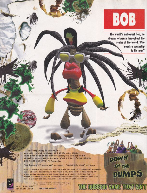 Down in the Dumps Magazine Advertisement (Magazine Advertisements): Computer Life (UK), January 1997