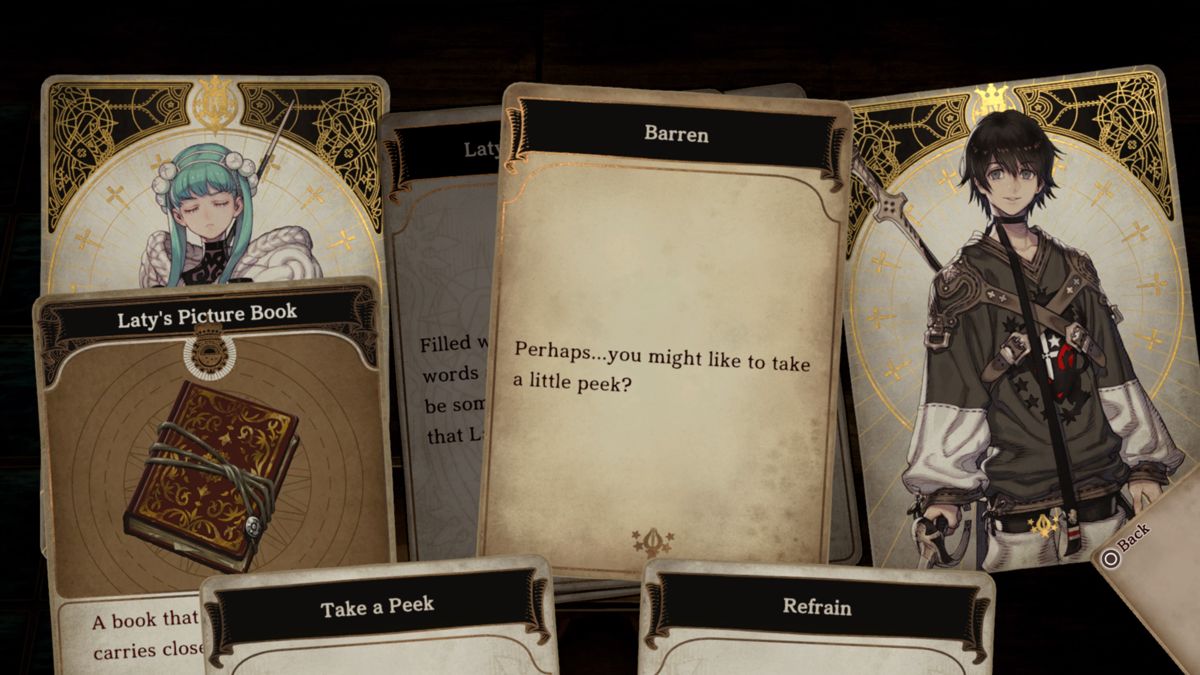 Voice of Cards: The Forsaken Maiden Screenshot (PlayStation Store)