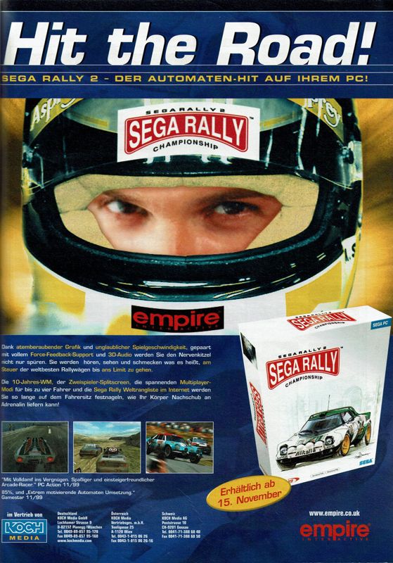 SEGA Rally 2 Championship official promotional image - MobyGames