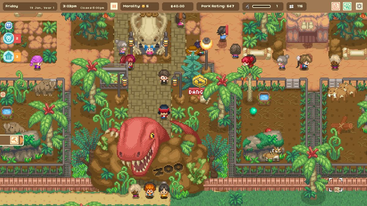Let's Build a Zoo Dinosaur Island official promotional image MobyGames
