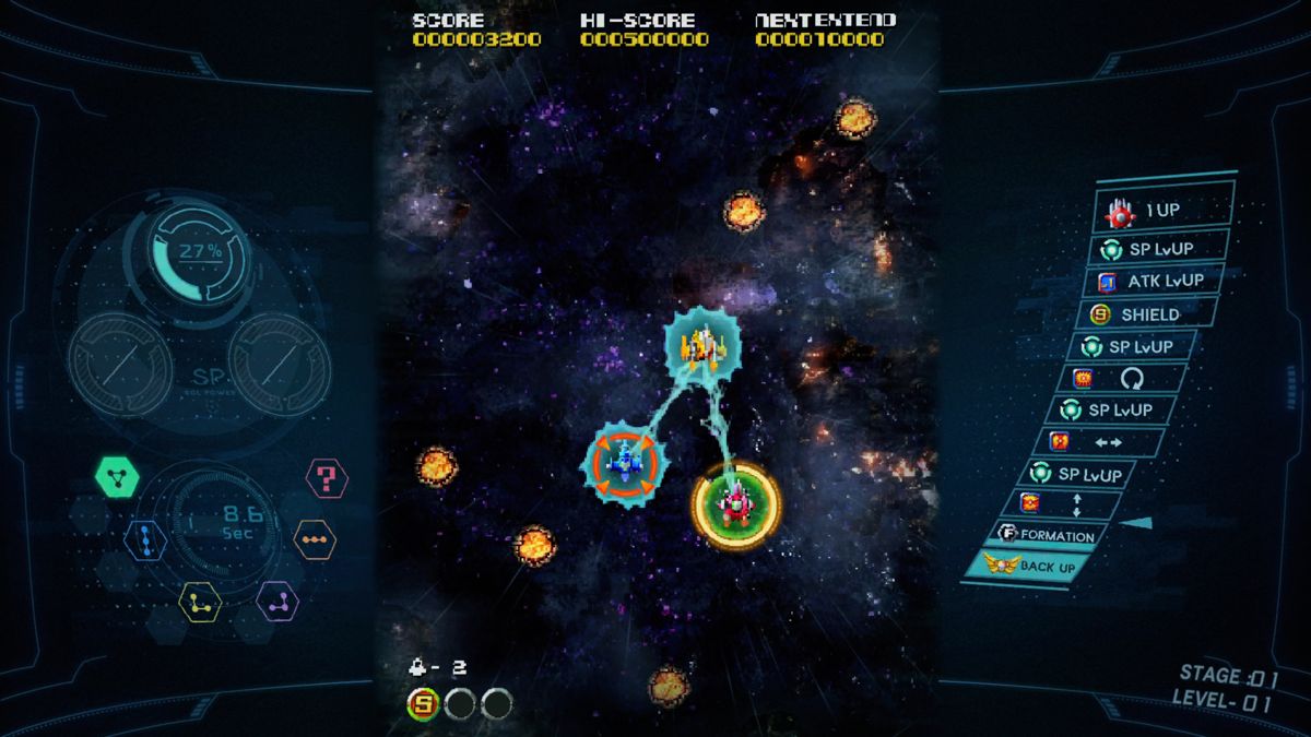 Sol Cresta Screenshot (PlayStation Store)