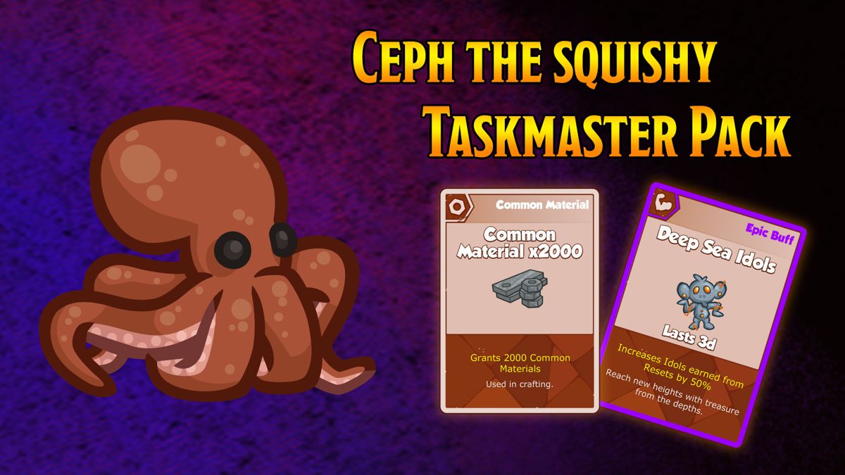 Crusaders of the Lost Idols: Ceph the Squishy Taskmaster Pack Screenshot (Steam)