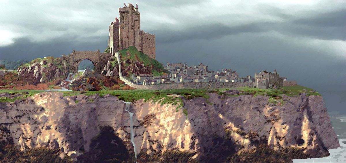 Vanguard: Saga of Heroes Concept Art (Xbox and Microsoft Game Studios E3 2004 Media DVD): Castle New Targonor