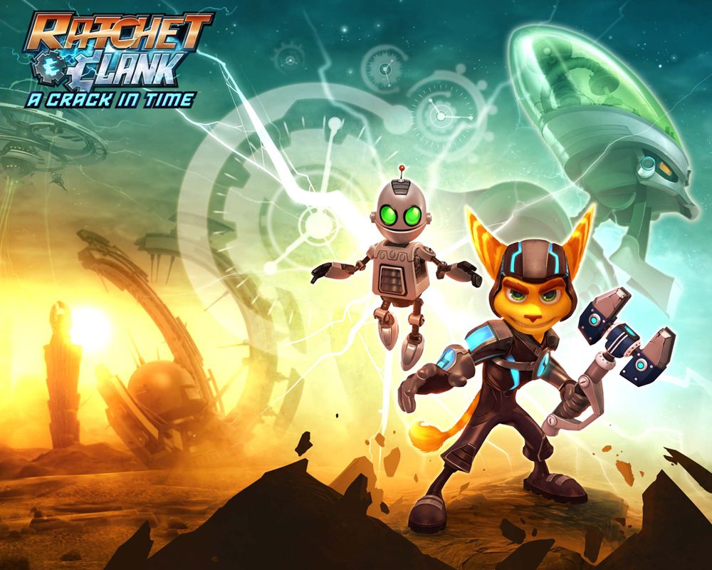 Ratchet and Clank Race Through Time Wallpaper (Official website): Bronze wallpaper Unlocked after finishing the game with a certain time