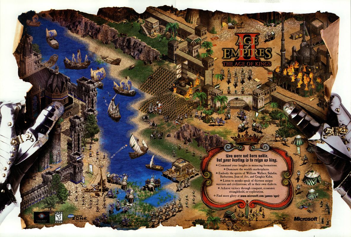 Age of Empires II: The Age of Kings Magazine Advertisement (Magazine Advertisements): NextGen (U.S.) Issue #58 (October 1999)