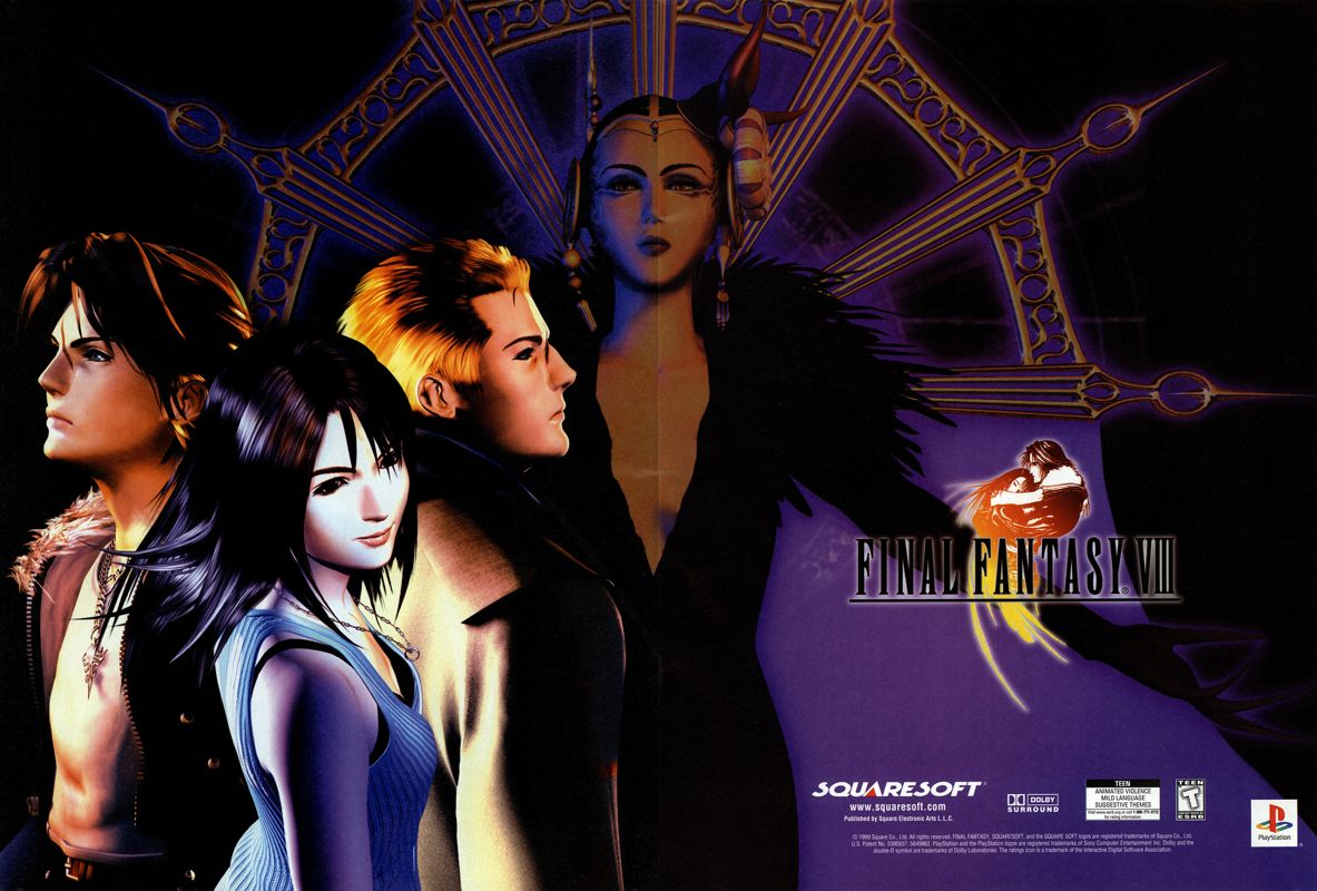 Final Fantasy VIII Magazine Advertisement (Magazine Advertisements): NextGen (U.S.) Issue #58 (October 1999)