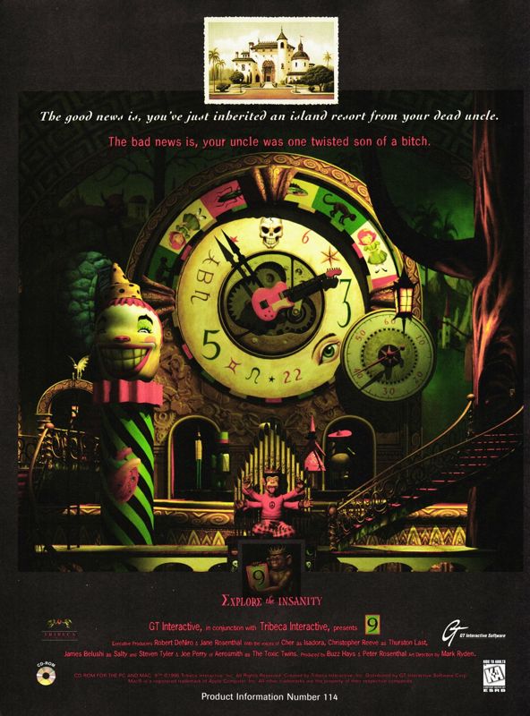 9: The Last Resort Magazine Advertisement (Magazine Advertisements): PC Gamer (U.S.), Issue 28 (September, 1996)