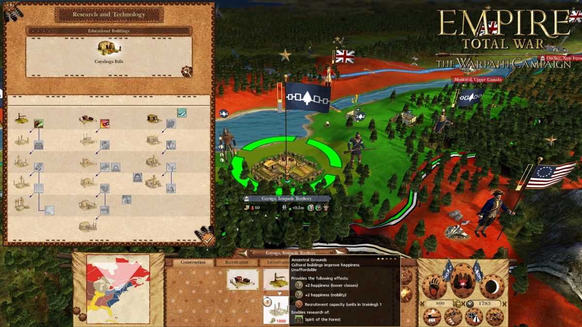 Empire: Total War - The Warpath Campaign Screenshot (Steam)