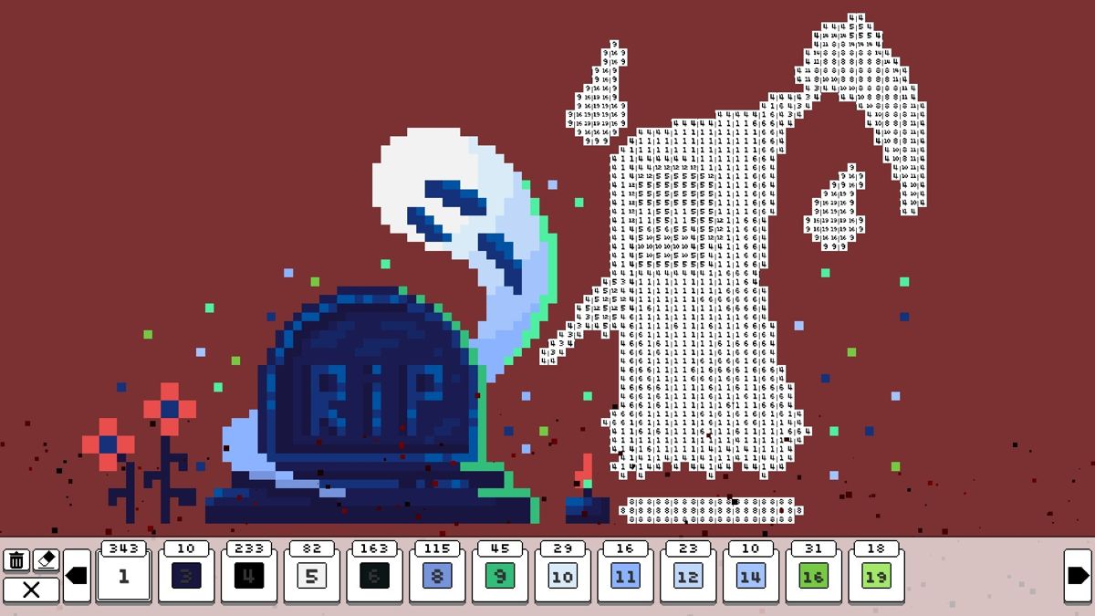 Coloring Pixels: Halloween 3 Screenshot (Steam)