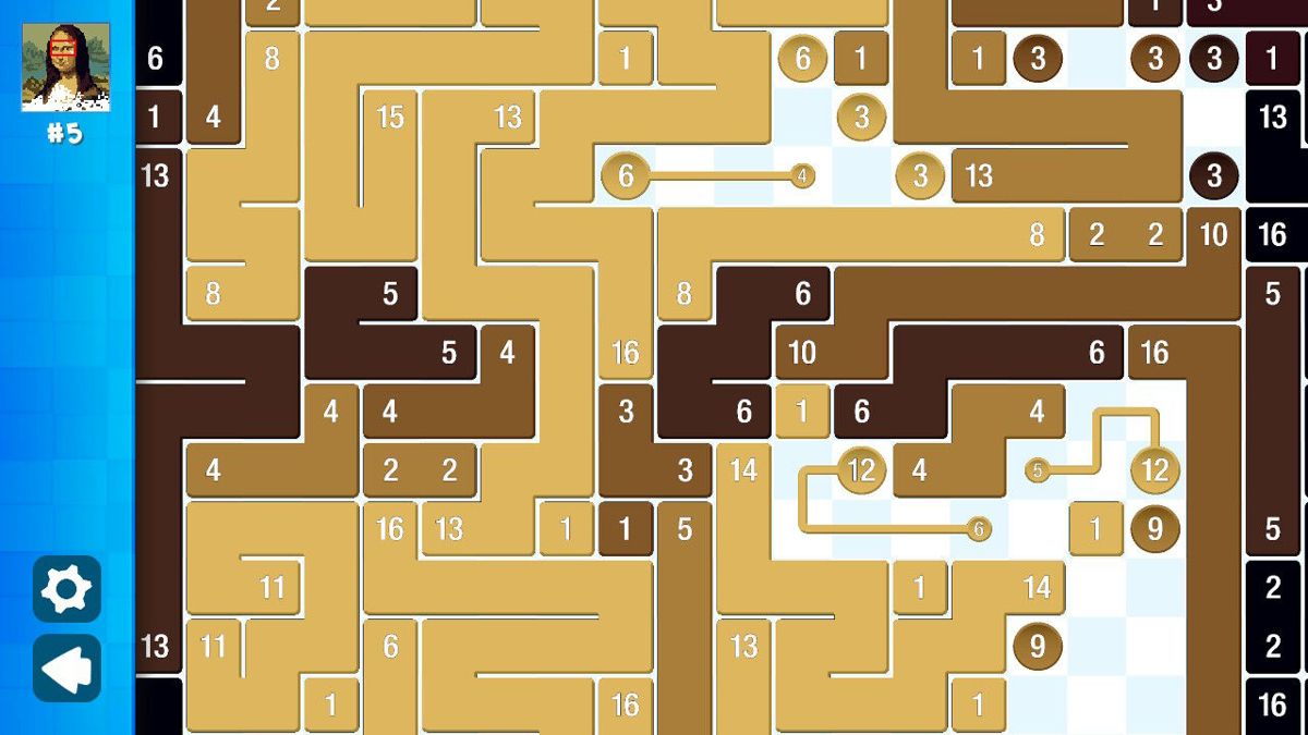 Piczle Lines DX: 500 More Puzzles Screenshot (Nintendo.co.jp)