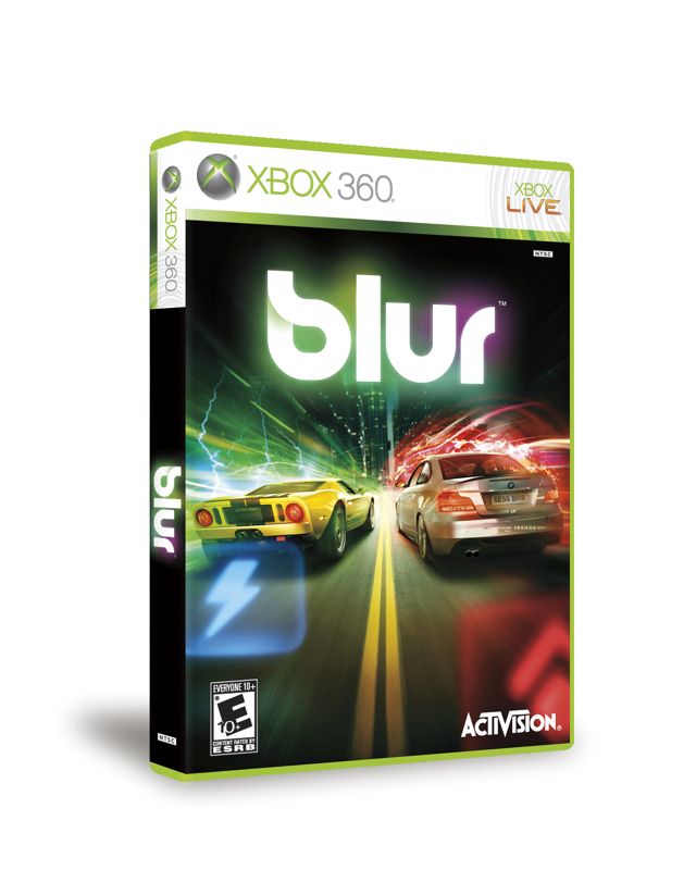 Blur Other (Blur CD Press Kit): Xbox 360 Box Art (3D Side)