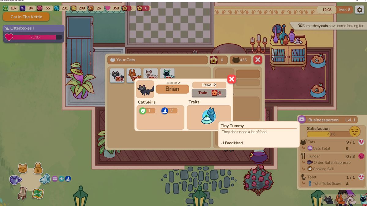 Cat Cafe Manager official promotional image MobyGames