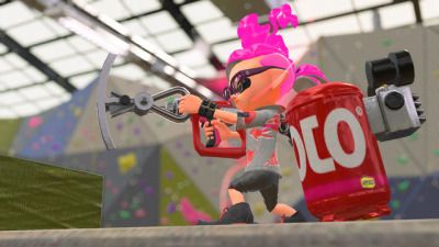Splatoon 2 Screenshot (Splatoon US Tumblr): This special weapon is called the Sting Ray. Holding down the fire button will fire a high-pressure jet of ink that can pierce walls. It’s so powerful that you can’t change direction quickly while firing. However, when you’re not firing, it allows you to see the location of opponents on the other side of walls.