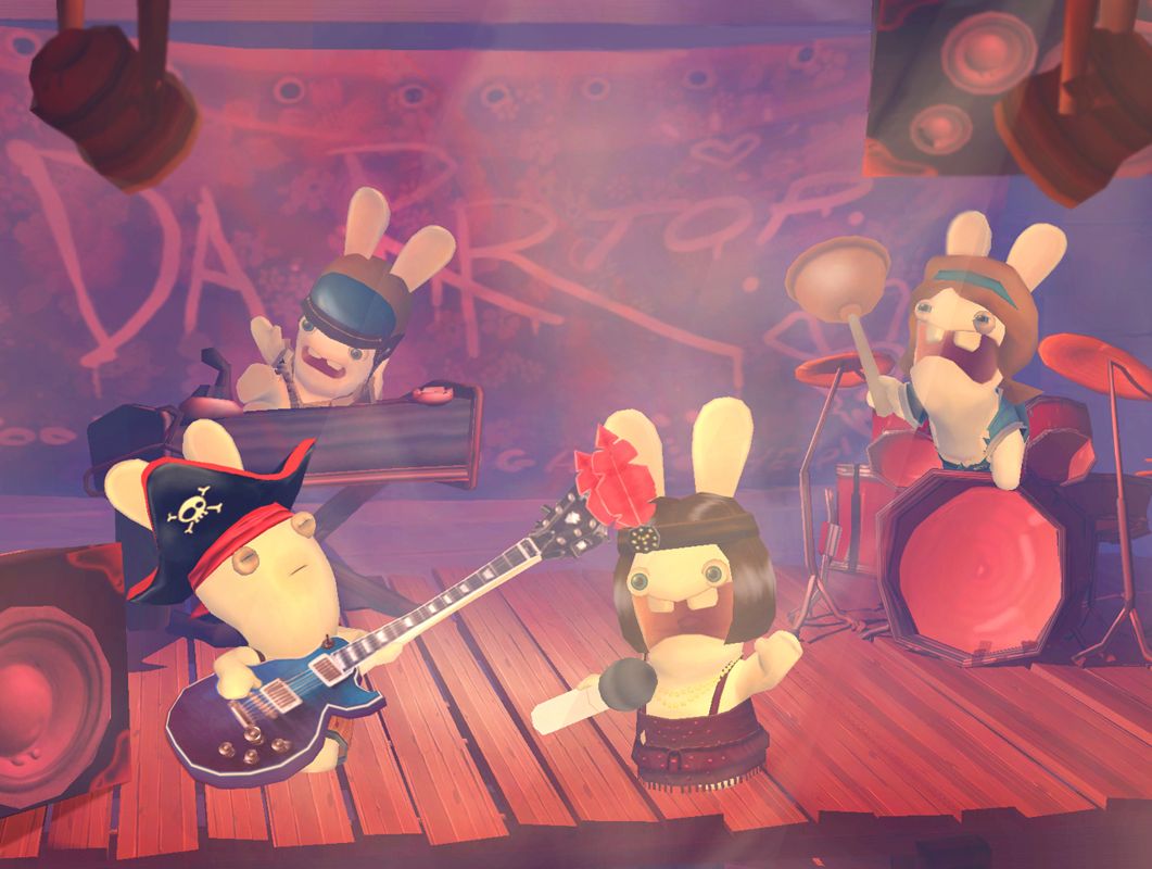 Rayman: Raving Rabbids 2 Screenshot (Rayman Raving Rabbids 2 Assets disc): Music (Wii)