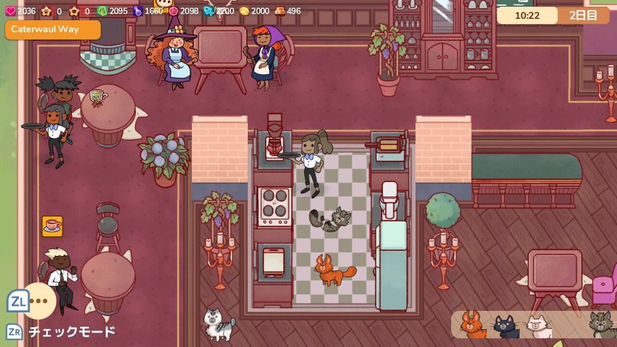 Cat Cafe Manager Screenshot (Nintendo.co.jp)