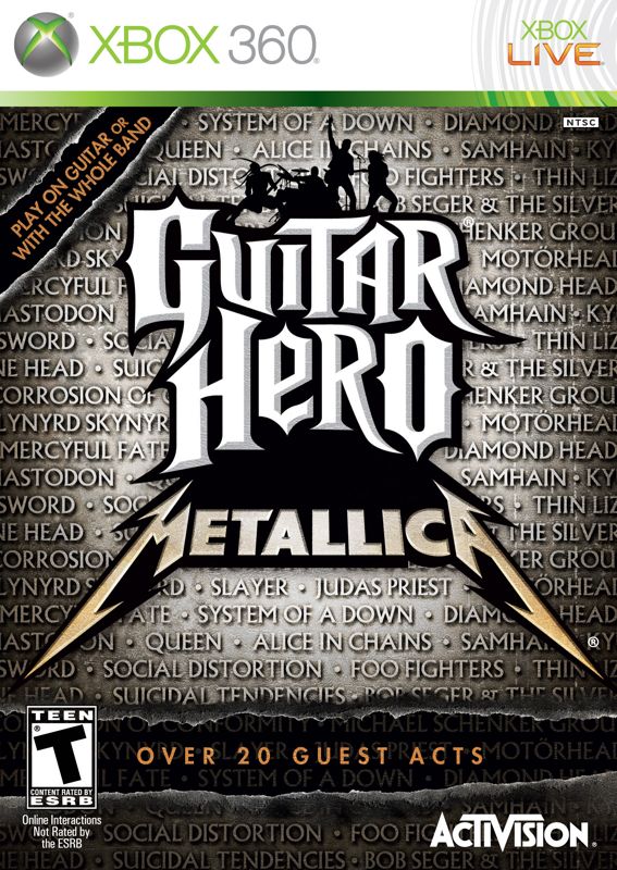 Guitar Hero: Metallica Other (Guitar Hero: Metallica Press Kit): Xbox 360 Box Art