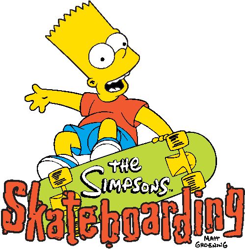 The Simpsons: Skateboarding Logo (Sony E3 2002 press kit)