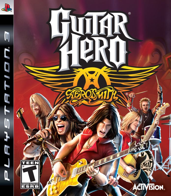 Guitar Hero: Aerosmith Other (Guitar Hero: Aerosmith Press Kit): PS3 Front of Box
