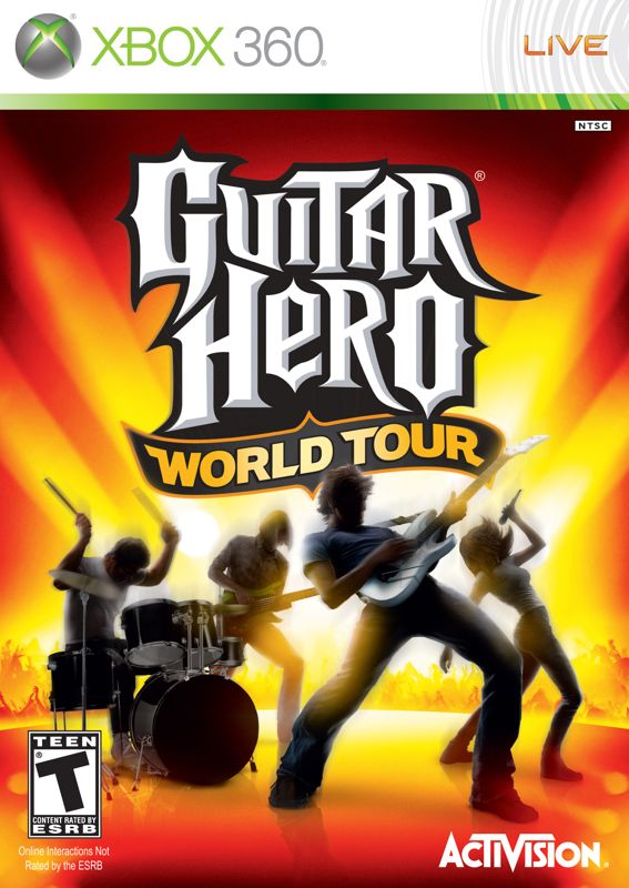Guitar Hero: World Tour Other (Guitar Hero World Tour Press Kit): Xbox 360 Box Art