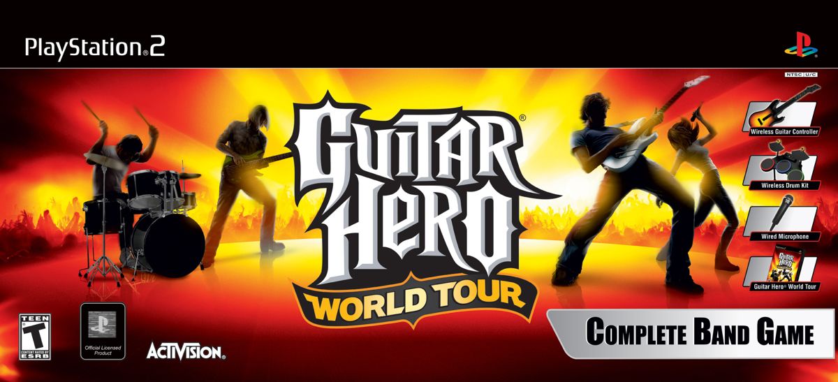 Guitar Hero: World Tour Other (Guitar Hero World Tour Press Kit): PS2 Complete Band Game Box Art