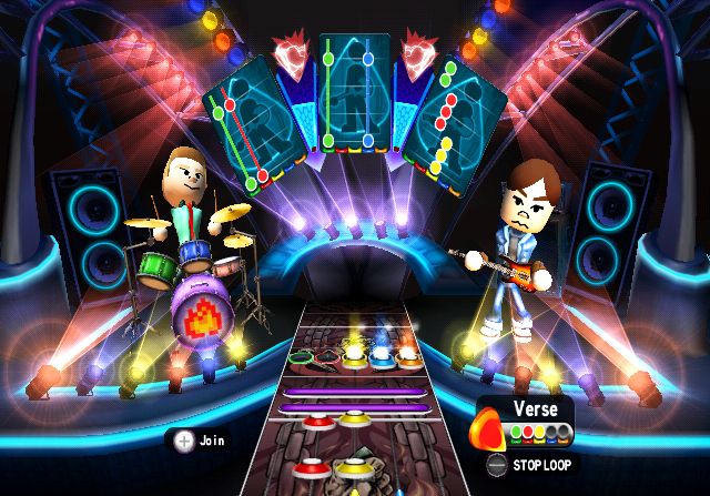 Guitar Hero: World Tour Screenshot (Guitar Hero World Tour Press Kit): Mii Freestyle (Wii)