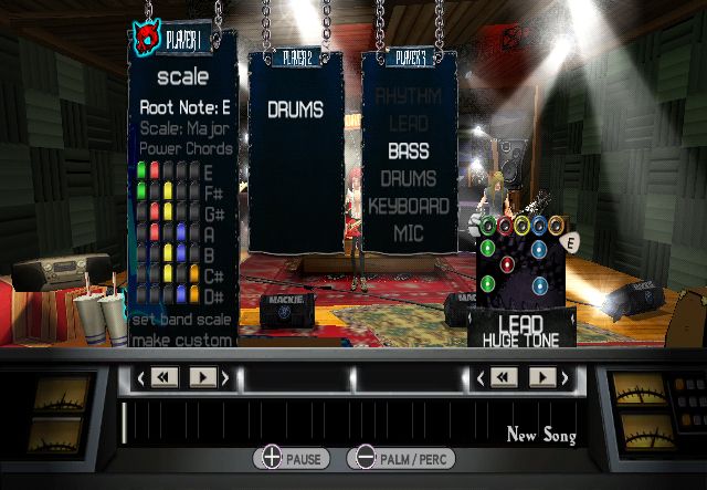 Guitar Hero: World Tour Screenshot (Guitar Hero World Tour Press Kit): Music Studio (Wii)