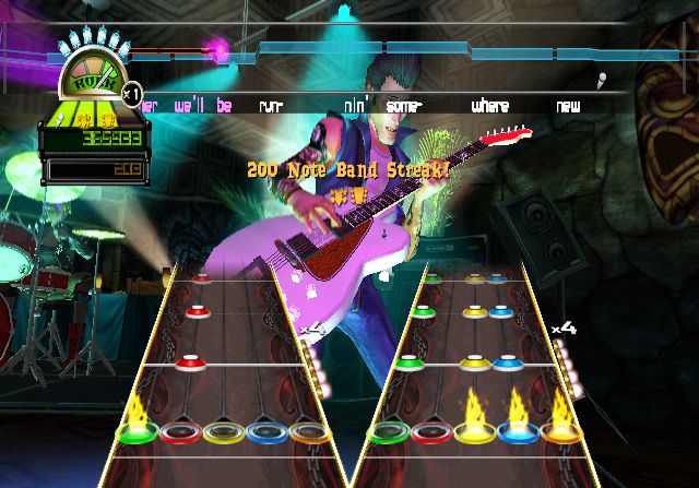 Guitar Hero: World Tour Screenshot (Guitar Hero World Tour Press Kit): Tokio Hotel 'Monsoon' (Wii)