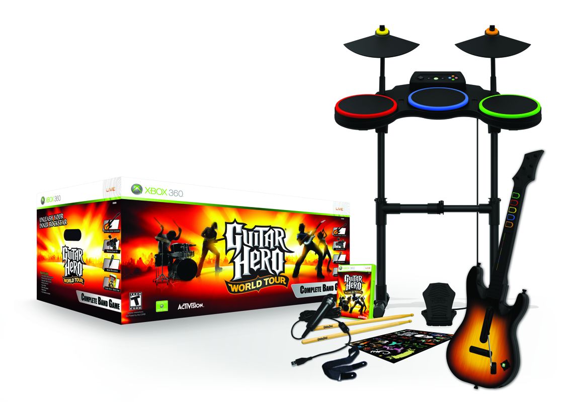 Guitar Hero: World Tour Other (Guitar Hero World Tour Press Kit): Xbox 360 Complete Band Game Contents
