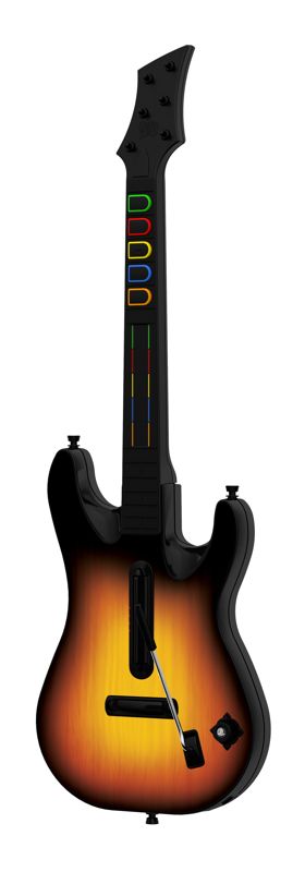 Guitar Hero: World Tour Other (Guitar Hero World Tour Press Kit): PS3 Guitar (Angled)