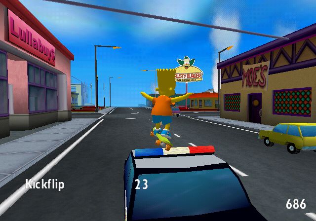 The Simpsons: Skateboarding Screenshot (Sony E3 2002 press kit)