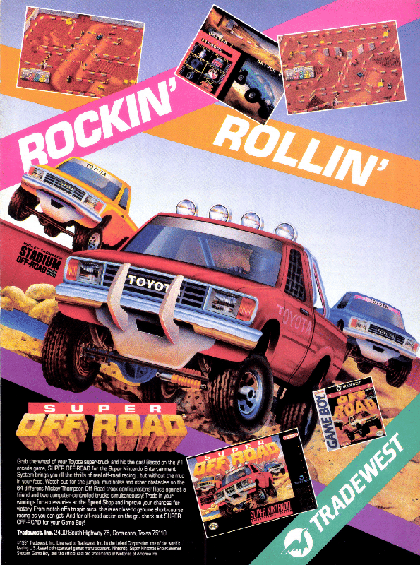 Ivan 'Ironman' Stewart's Super Off Road Magazine Advertisement (Magazine Advertisements): S.W.A.T. Pro (United States), Issue 5 (April/May 1992)