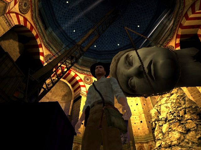 Indiana Jones and the Emperor's Tomb Screenshot (Sony E3 2002 press kit)