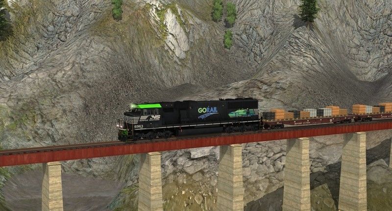 Trainz Plus: NS SD60E - 6963 GoRail Screenshot (Steam)