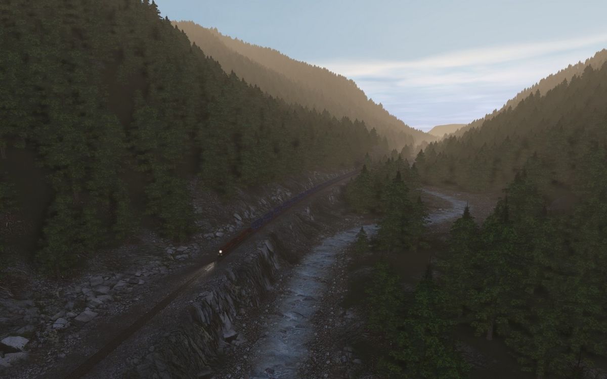 Trainz Plus: Canadian Rocky Mountains Viktor Lake to Ross Peak and Glacier Screenshot (Steam)