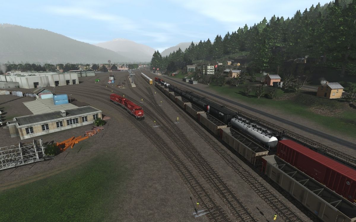 Trainz Plus: Canadian Rocky Mountains Viktor Lake to Ross Peak and Glacier Screenshot (Steam)