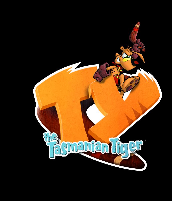 Ty the Tasmanian Tiger Logo (Sony E3 2002 press kit)