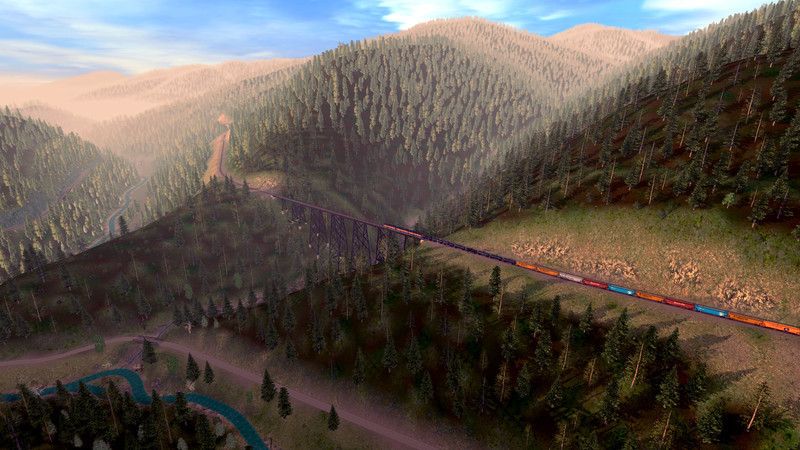 Trainz 2022: Avery - Drexel Route Screenshot (Steam)