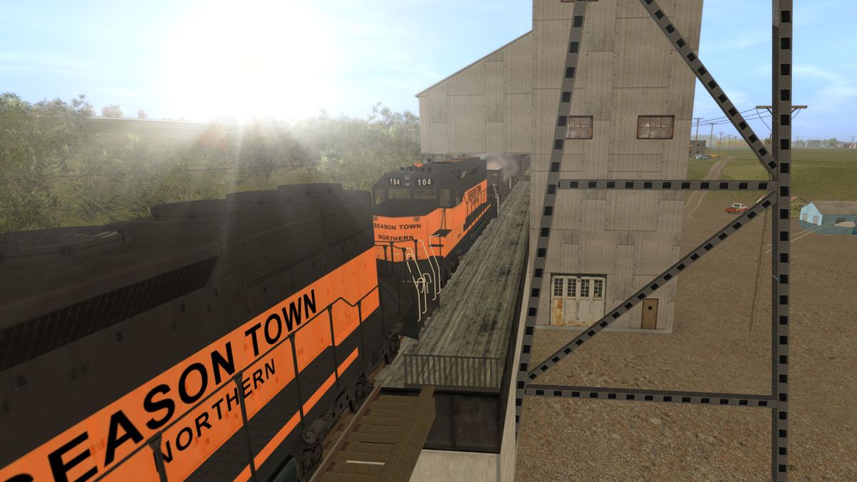 Trainz 2022: Season Town Northern Rail Road Route Screenshot (Steam)