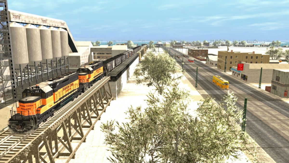 Trainz 2022: Season Town Northern Rail Road Route Screenshot (Steam)