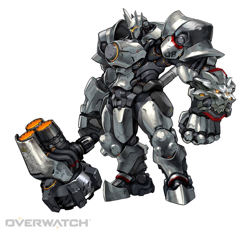 Overwatch Concept Art (Official Website): Reinhardt Concept