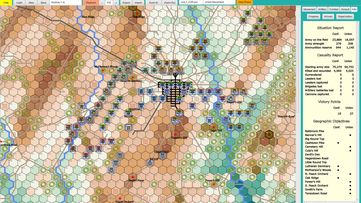 Gettysburg: Fields of Valor Screenshot (Steam)