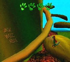 Gex 3: Deep Cover Gecko Screenshot (Gex DCG Art Disk): Beans