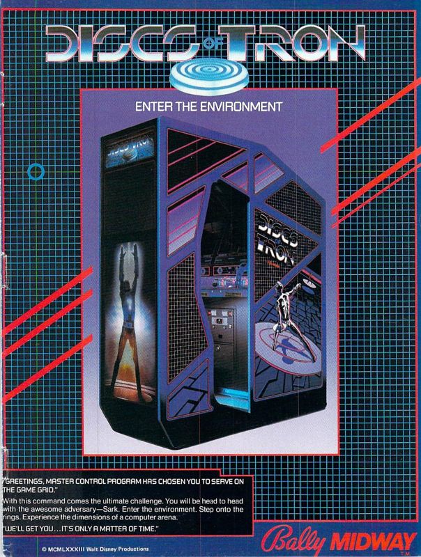 Discs of Tron Screenshot (Magazine Advertisements): Official Magazine Advertisement JoyStik (USA), December 1983 (page 65) Courtesy of the Internet Archive.
