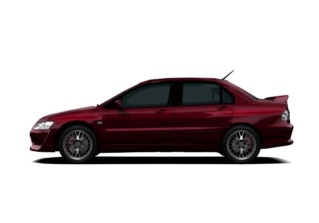 Gran Turismo Concept: 2002 Tokyo-Geneva Render (Gran Turismo Concept 2002 Tokyo-Geneva Press Materials): Mitsubishi Lancer Evolution VII GT-A (left side)