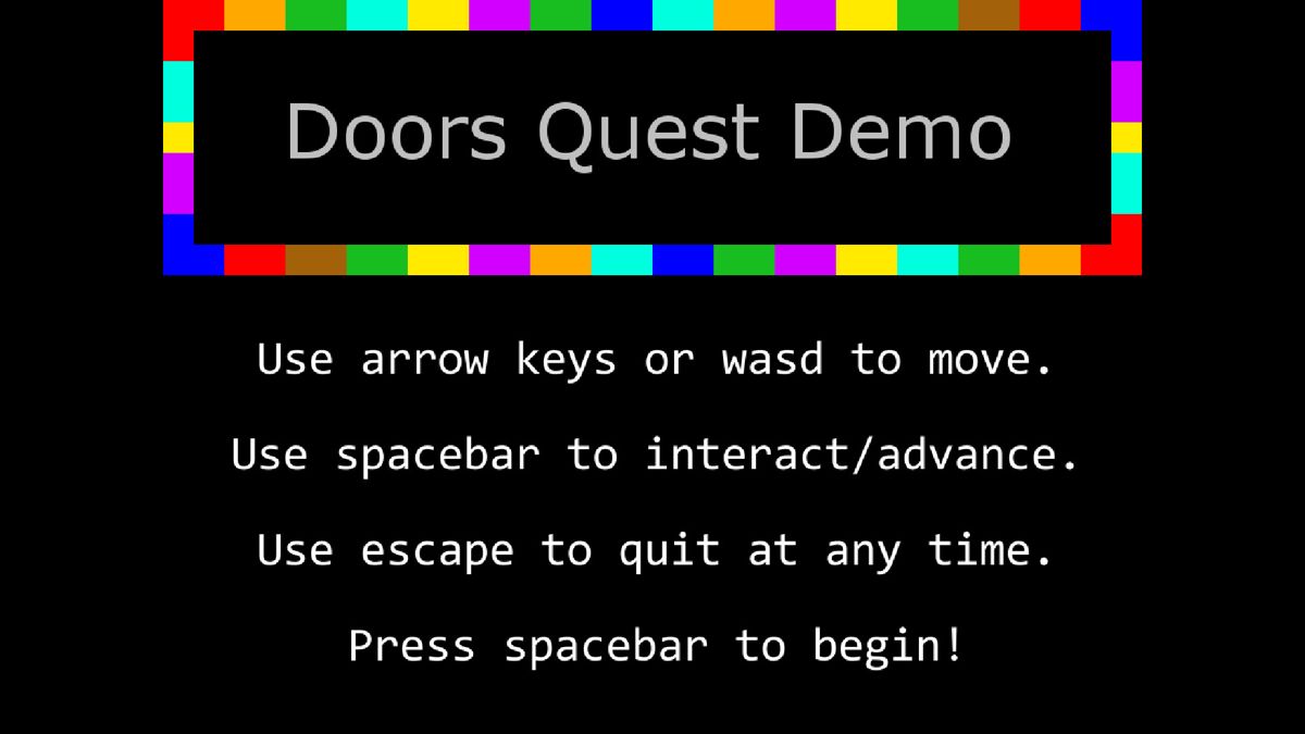 Doors Quest Demo Screenshot (Steam)