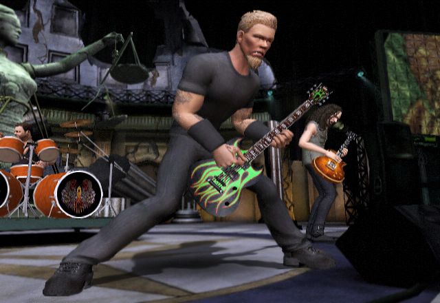 Guitar Hero: Metallica Screenshot (Guitar Hero: Metallica Press Kit): James Hetfield and Kirk Hammett (Wii)