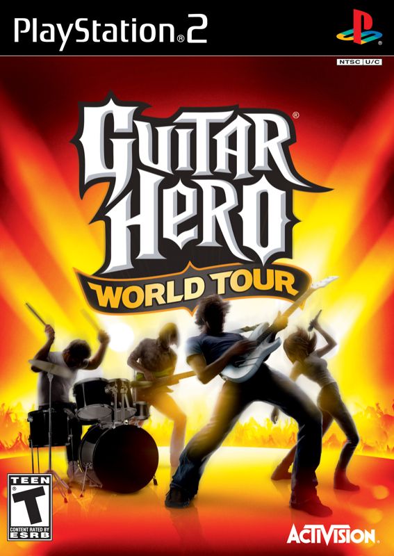 Guitar Hero: World Tour Other (Guitar Hero World Tour Press Kit): PS2 Box Art