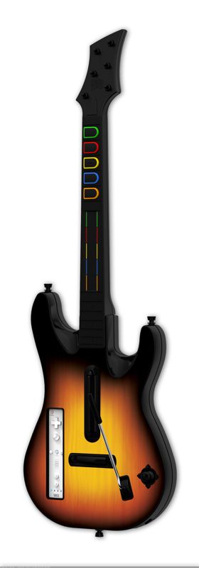 Guitar Hero: World Tour Other (Guitar Hero World Tour Press Kit): Wii Guitar (Angled)
