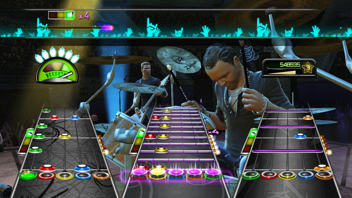 Guitar Hero Metallica official promotional image MobyGames
