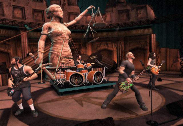 Guitar Hero: Metallica Screenshot (Guitar Hero: Metallica Press Kit): Full band (Wii)